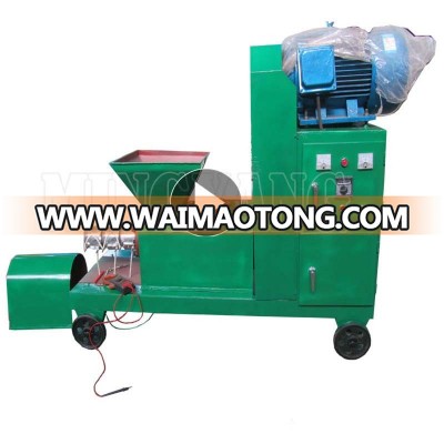 BBQ Sawdust Briquette Making Machine / Energy Saving Sawdust Briquette Equipment